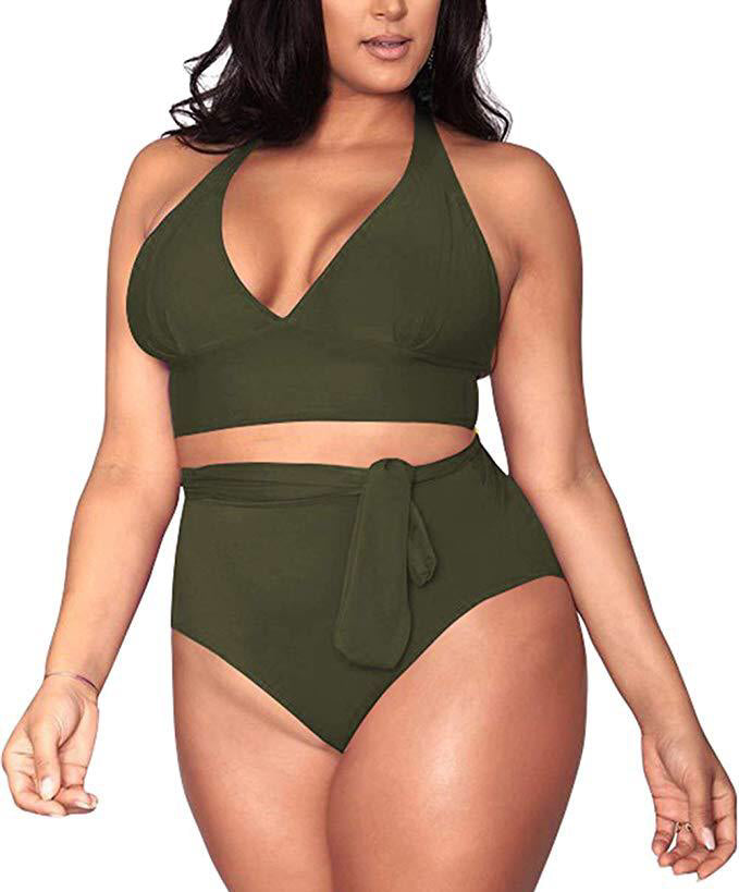 New Plus Size Bikini Sexy Plus Size Swimsuit Women Bathing Swimwear