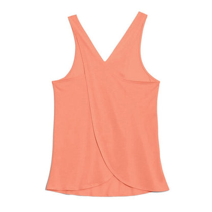 Women Quick Dry Cross Back Yoga Shirts Sleeveless Fitness Sport T-Shirt  Workout Running Tank Tops