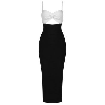 New Sexy Slim Suspenders Ladies Cocktail Party Dress Bandage Dress