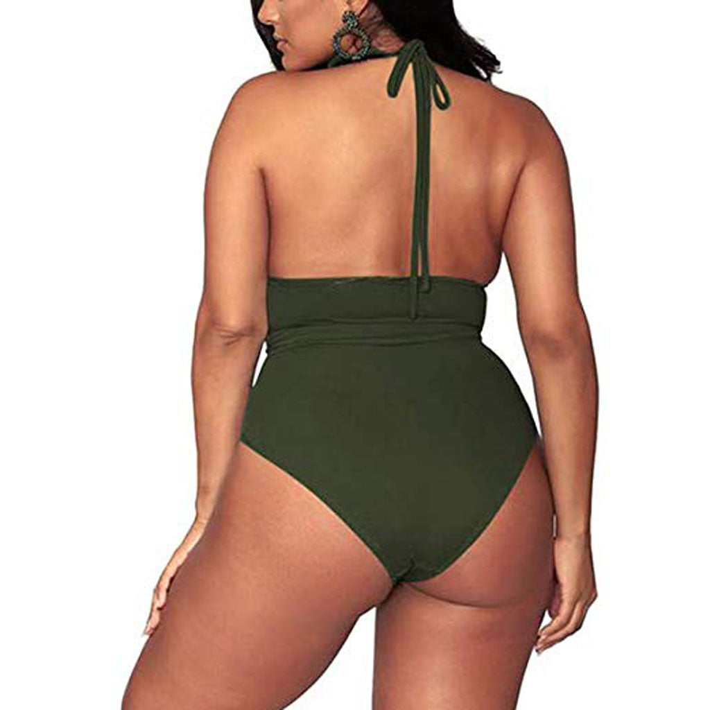 New Plus Size Bikini Sexy Plus Size Swimsuit Women Bathing Swimwear