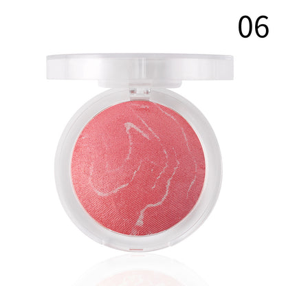 Romantic Beauty Highlighter Blush All-in-One Blush Palette Makeup Pearl Baked Powder Blush Palette