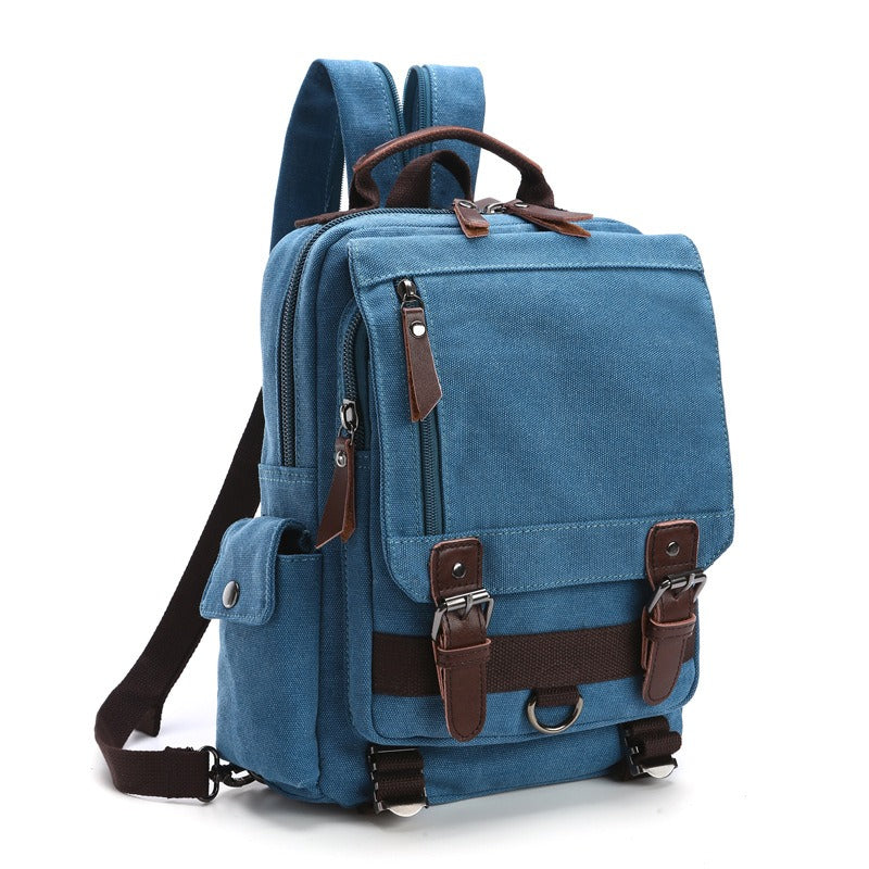 Canvas Backpack Men Travel Back Pack Multifunctional Shoulder Bag for Women Laptop Rucksack School Bags Female Daypack