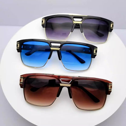 Fashionable sunglasses, transparent frame glasses, men&