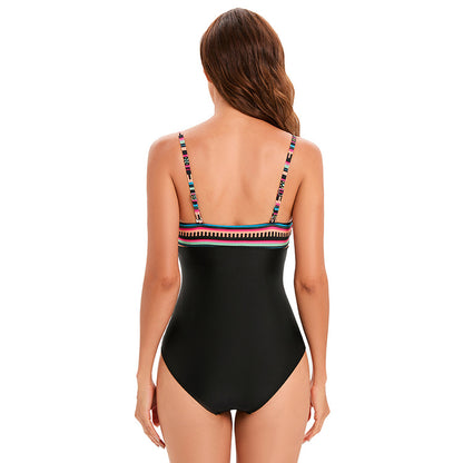 New One-Piece Triangle Swimsuit Women&