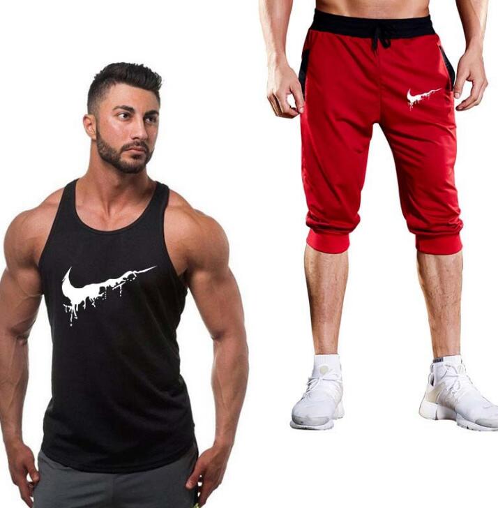 Cotton Fitness Vest Men&