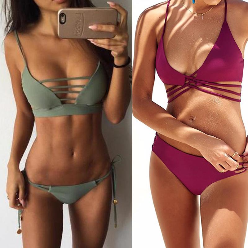 Bikini Swimwear Women Swimsuit Bikini Set Beach Bathing Suit Low Waist Swimsuit