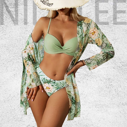 New Bikini 3-Piece Swimsuit Women&