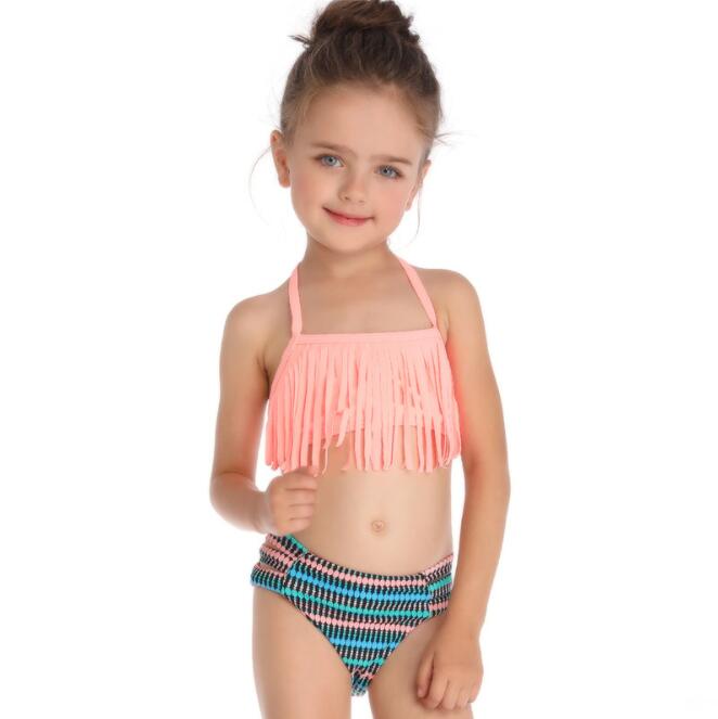 Mother And Daughter Swimsuit Family Look Mommy and Me Clothes Bikini Tassel Mom Daughter Swimwear Family Matching Clothes