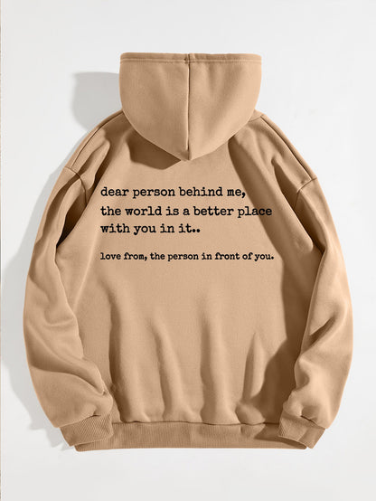 Dear person behind me hoodies and sweaters, mental health sportswear