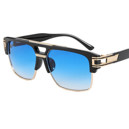 Fashionable sunglasses, transparent frame glasses, men&