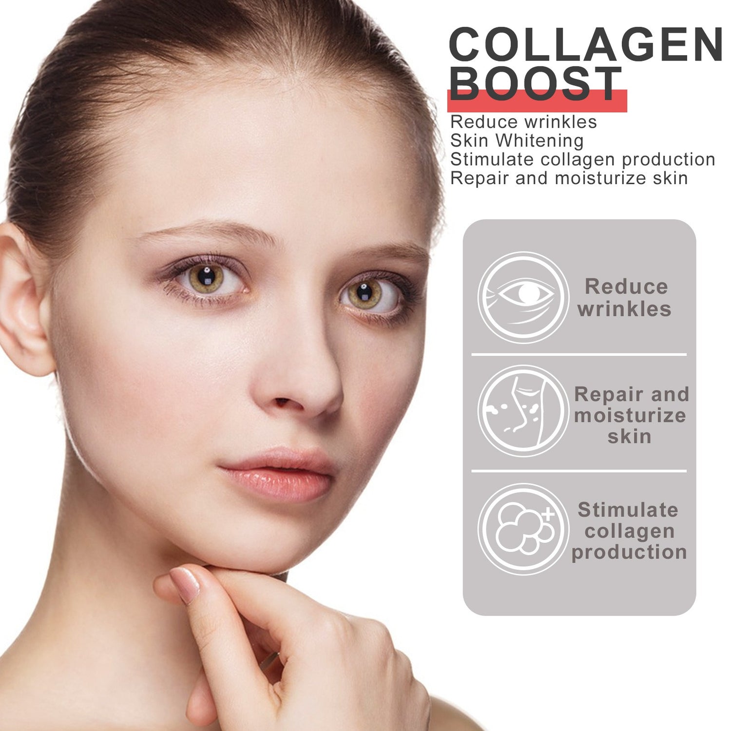 EELHOE Collagen Anti Wrinkle Cream Collagen Is Reconstituted Against Aging To Weaken Fine Lines Moisturize And Tighten Skin