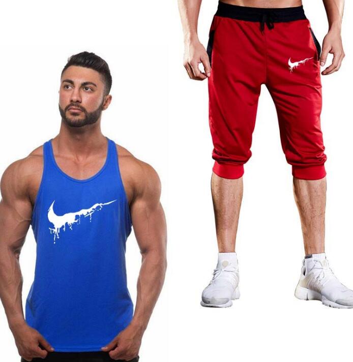 Cotton Fitness Vest Men&