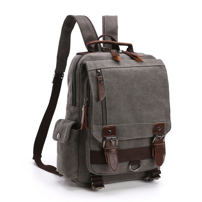 Canvas Backpack Men Travel Back Pack Multifunctional Shoulder Bag for Women Laptop Rucksack School Bags Female Daypack