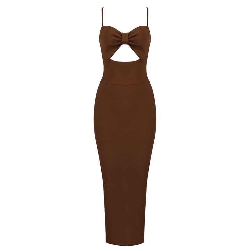 New Sexy Slim Suspenders Ladies Cocktail Party Dress Bandage Dress