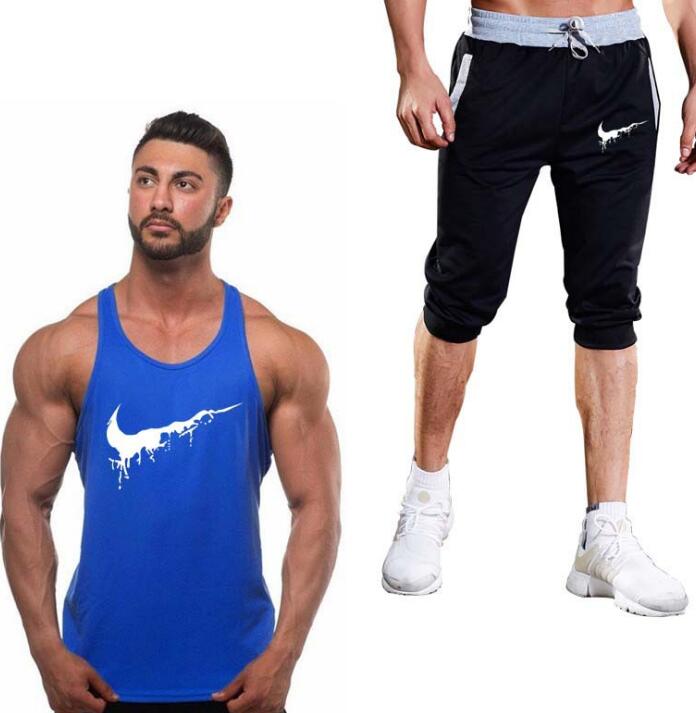 Cotton Fitness Vest Men&