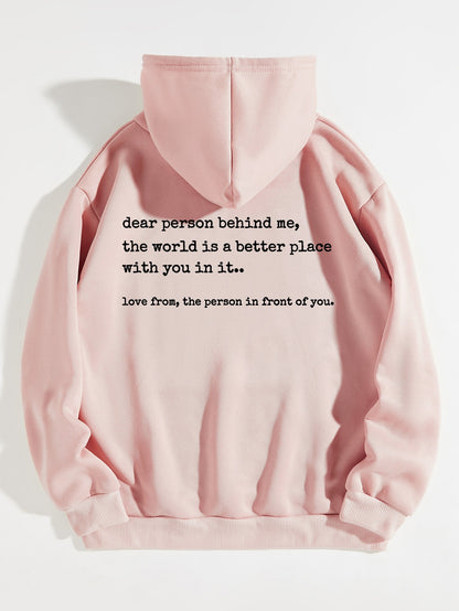 Dear person behind me hoodies and sweaters, mental health sportswear