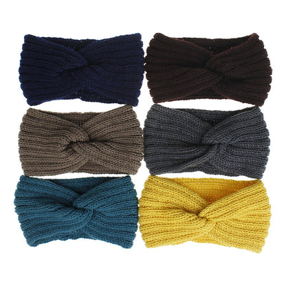 Woolen Knitted Hair Band Women&