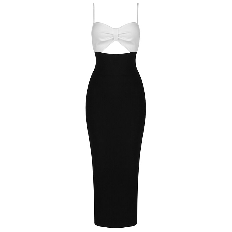 New Sexy Slim Suspenders Ladies Cocktail Party Dress Bandage Dress