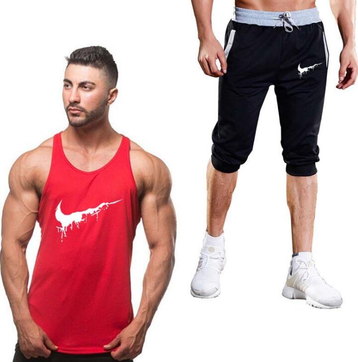 Cotton Fitness Vest Men&