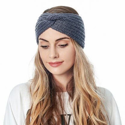 Woolen Knitted Hair Band Women&