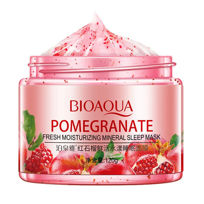 Bioaqua Fruit Sleep Face Mask Skincare Anti Wrinkle Acne Hydrating Facial Masks Beauty Korean Skin Care Products