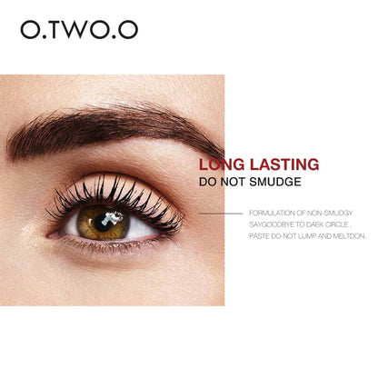 O.TWO.O 4D Silk Fiber Eyelash Mascara Cosmetics Mascara Waterproof Ink Rimel For Eyelash Extension Curling Thick Eye Lashes