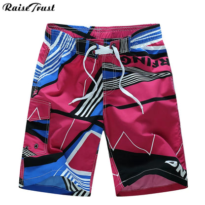 Brand New Fitness Summer Hot Men Beach Shorts Men Quick Dry Printing Board Shorts Breathable Men&