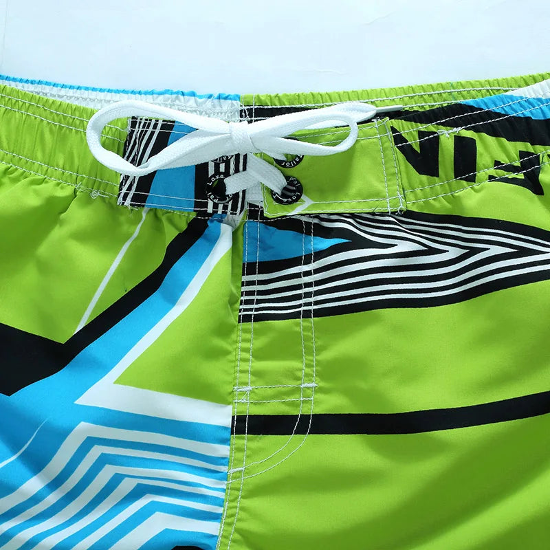 Brand New Fitness Summer Hot Men Beach Shorts Men Quick Dry Printing Board Shorts Breathable Men&