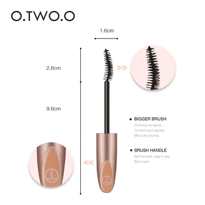 O.TWO.O 4D Silk Fiber Eyelash Mascara Cosmetics Mascara Waterproof Ink Rimel For Eyelash Extension Curling Thick Eye Lashes