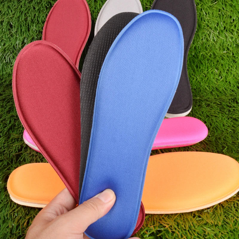 one pair Memory Foam Shoe Insoles Breathable Absorbing Arch Soft Comfortable Athletic Insole Shock Sport Shoes Pad Pain Relief