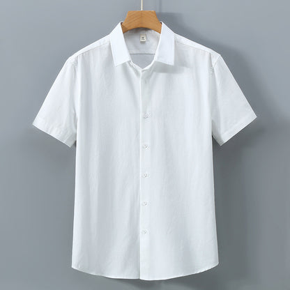 Simple Lapel Shirt Men&