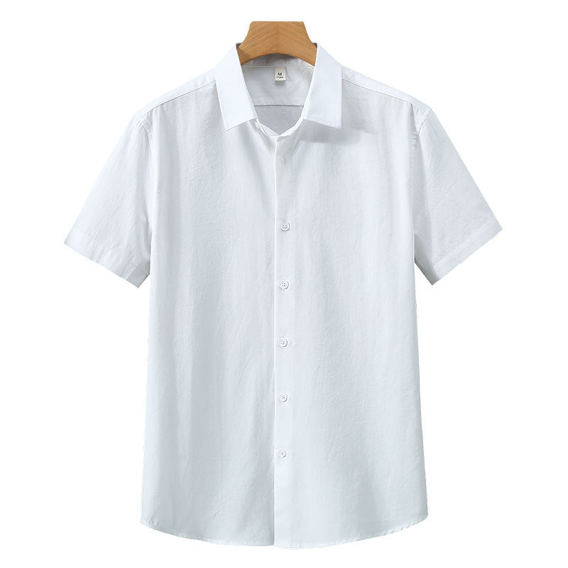 Simple Lapel Shirt Men&