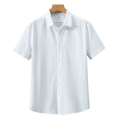 Simple Lapel Shirt Men&