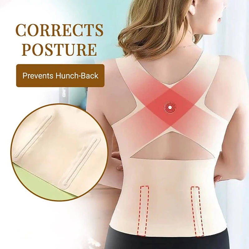 3-in-1 Waist Buttoned Bra Shapewear for Women Waist Shaper Women&