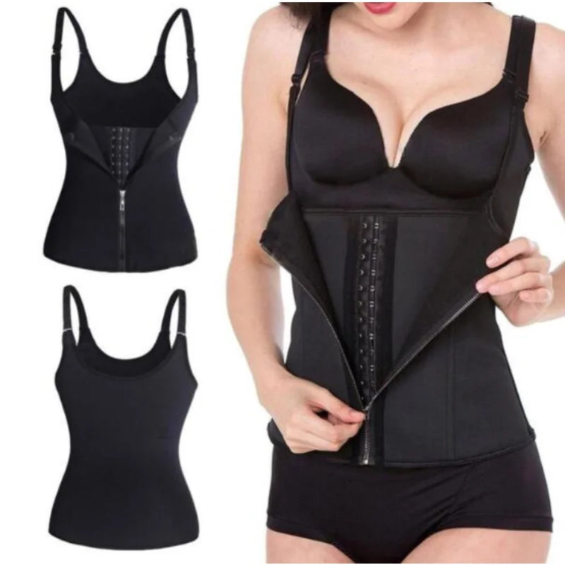 Waist Trainer Slimming Shapewear Faja Tummy Shaper Slimming Belt Body Shaper Women Adjustable Shoulder Strap Girdle