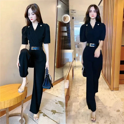 Ladies Solid Jumpsuit Women&