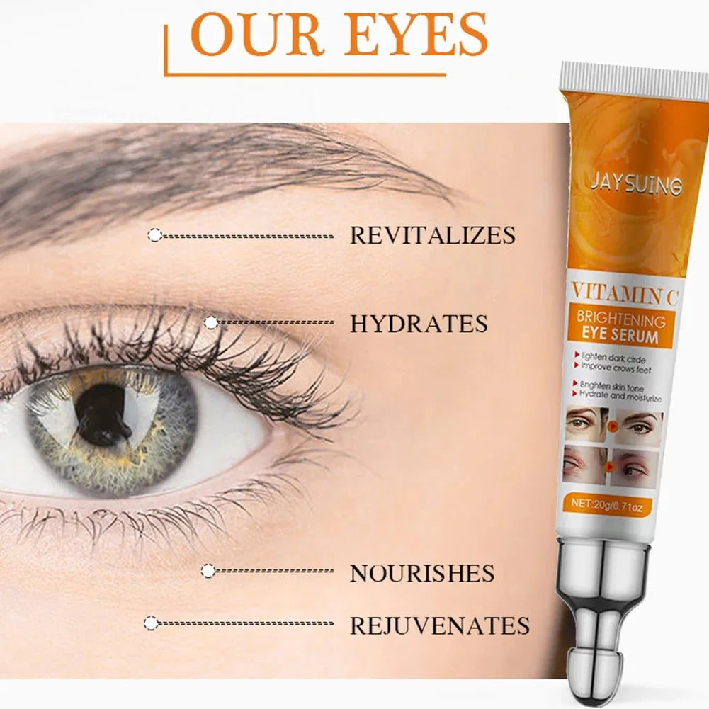 Vitamin C Anti Wrinkle Serum Remove Dark Circle Eye Crea Eye Skin Lifting Firming Fine Lines Anti-Aging Eye Bags Cream Products