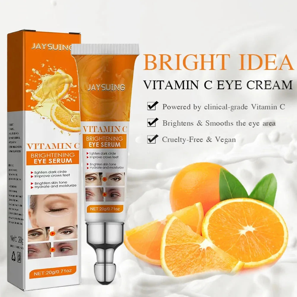 Vitamin C Anti Wrinkle Serum Remove Dark Circle Eye Crea Eye Skin Lifting Firming Fine Lines Anti-Aging Eye Bags Cream Products