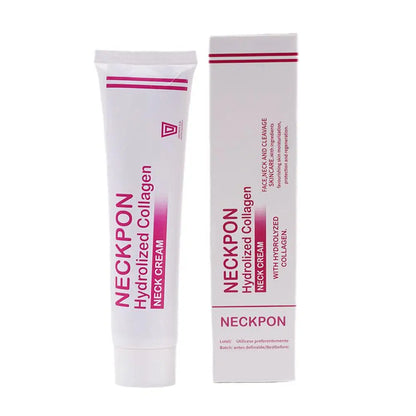 2PCS Neckpon Hydrolized Collagen Neck Cream For Face Neck Cleavage Skincare Cream With Hydrolized Collagen Vera Anti-aging Cream