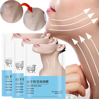 Goat Milk Neck Mask Collagen Firming Necks skincare Mask Beauty Moisturizing Lift Firming Neck Skin Care 1PCS