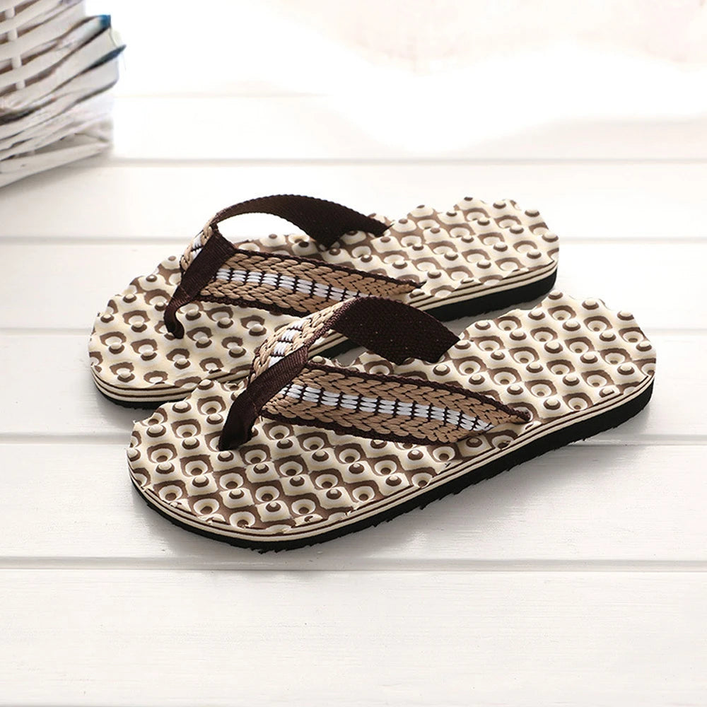 Wholesale Summer Men Flip Flops Bathroom Slippers Men Casual EVA Shoes Fashion Summer Beach Sandals