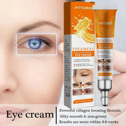 Vitamin C Anti Wrinkle Serum Remove Dark Circle Eye Crea Eye Skin Lifting Firming Fine Lines Anti-Aging Eye Bags Cream Products