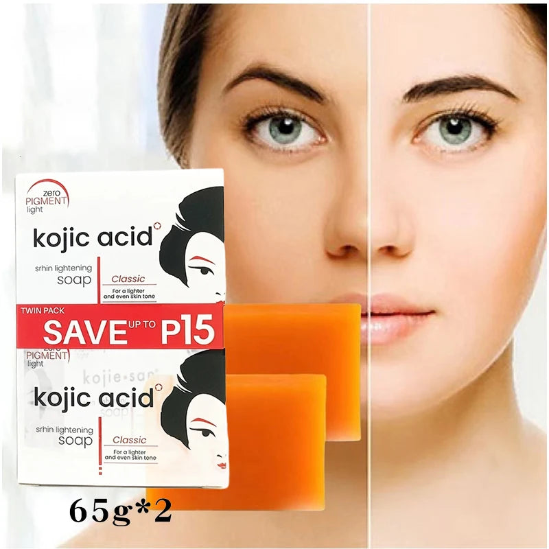 7D Handmade Kojic San Whitening Soap Skin Care Deep Cleaning Moisturizing Cleansing Essential Temperate Brighten Kojic Acid Soap