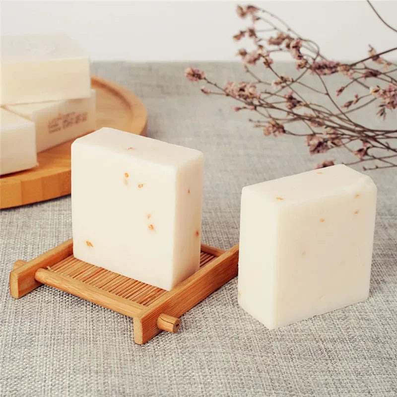 Thailand Rice Soap 65g Original Thailand Handmade Soap Rice Milk Soap whitening soap goat milk soap Handmade soap for face