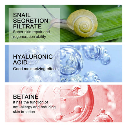 Snail Essence Face Cream Moisturizing Brighten Whitening Cream Lifting Firming Fade Fine Lines Cream Korean Cosmetics Skin Care