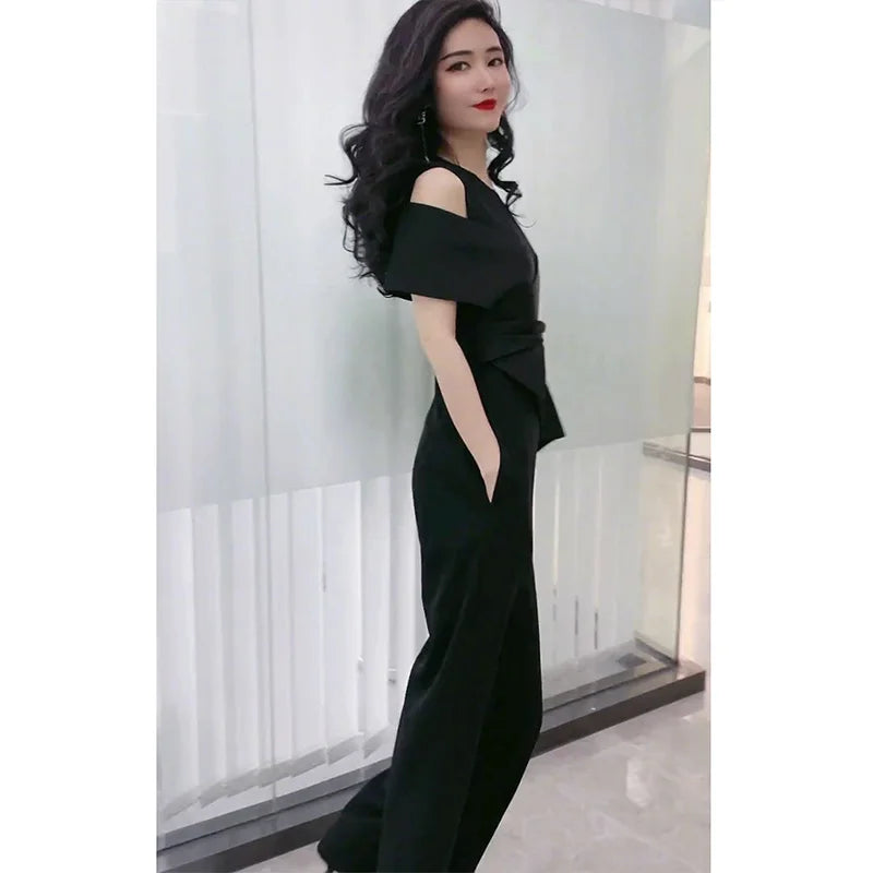 Version of New High-end Fashion Temperament Jumpsuit Women&