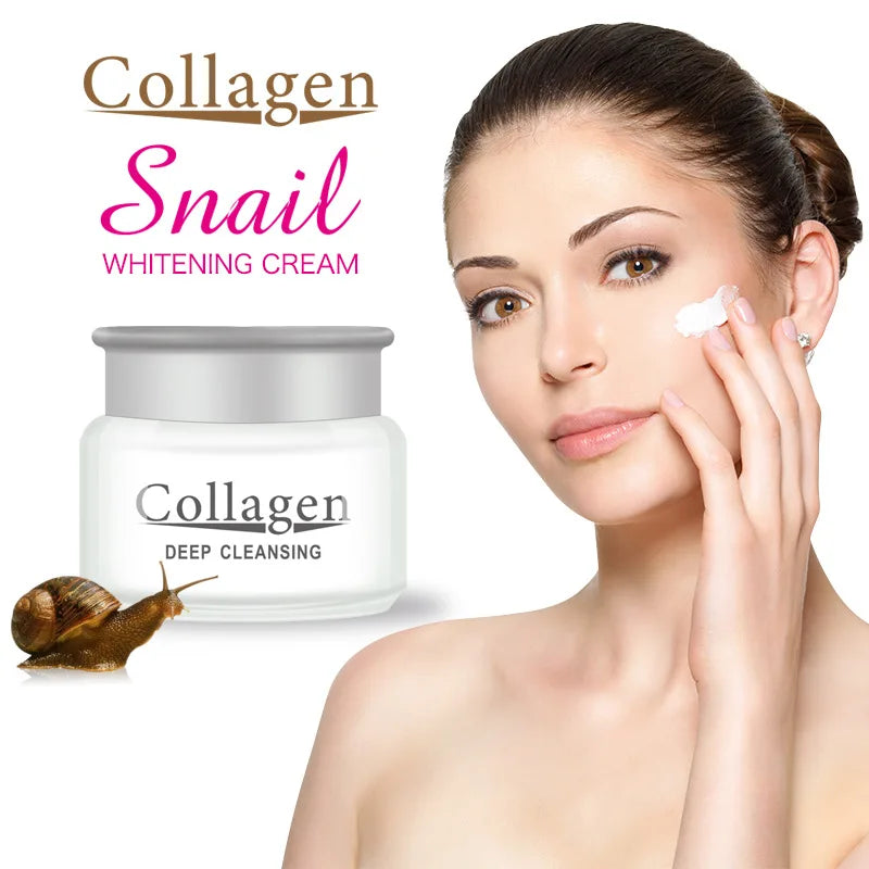 Snail Collagen Face Cream Moisturizing Face Skincare Creams Firming Brightening Hydrating Facial Cream Skin Care