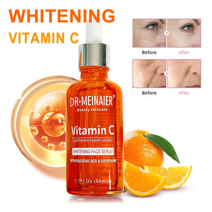 2pcs*50ml Vitamin Serum Original Face Dark Spot Whitening Brighten Moisturizing VC Essence For Stretch Mark korean skin care