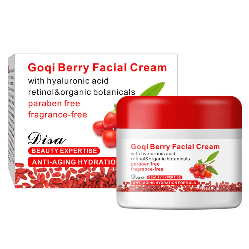 WolfBerryes Face Creams 100ml Goji Essence Moisturizing  Goqi Berry Skincare Chinese Matrimony Vine Shin Care Cosmetic