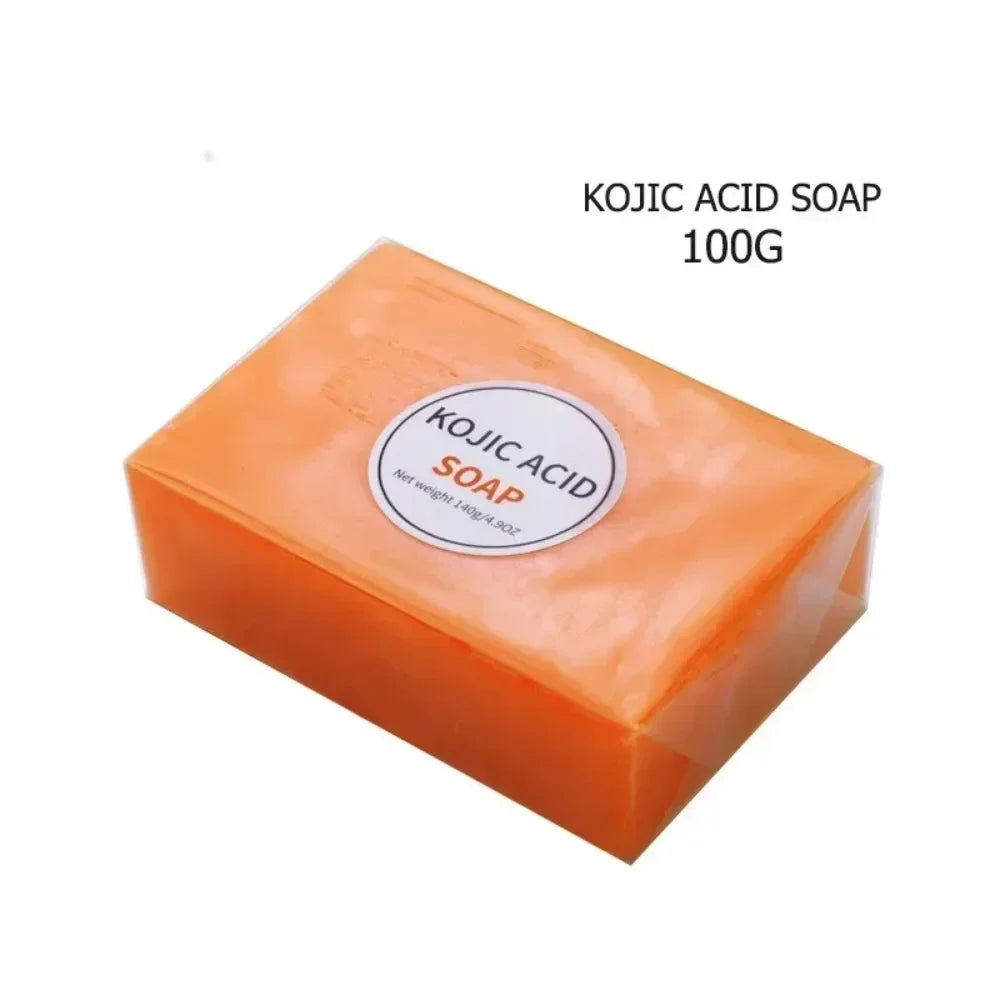 1Pc Kojic Acid Soap Handmade Whitening Soap Skin Lightening Soap Clean Glutathione Whitening Bleaching Skin Care Tools